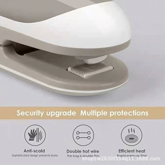 Heat Seal & Cutter with Lanyard, Portable Handheld Chip Bag(1 Set(Any Coor)) - Picture 8 of 9